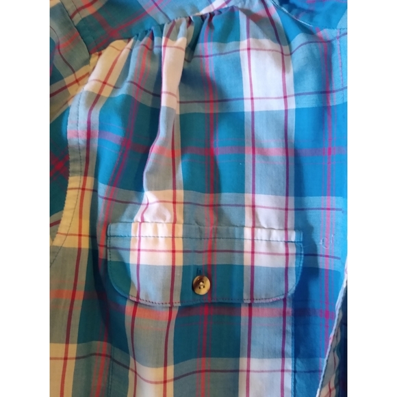 Vtg 70s Mervyn's For Her Plaid Shirt - Picture 7 of 7